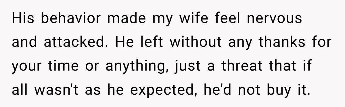 Husband’s Sneaky Screw Sabotage Avenges Rude Buyer’s Demands