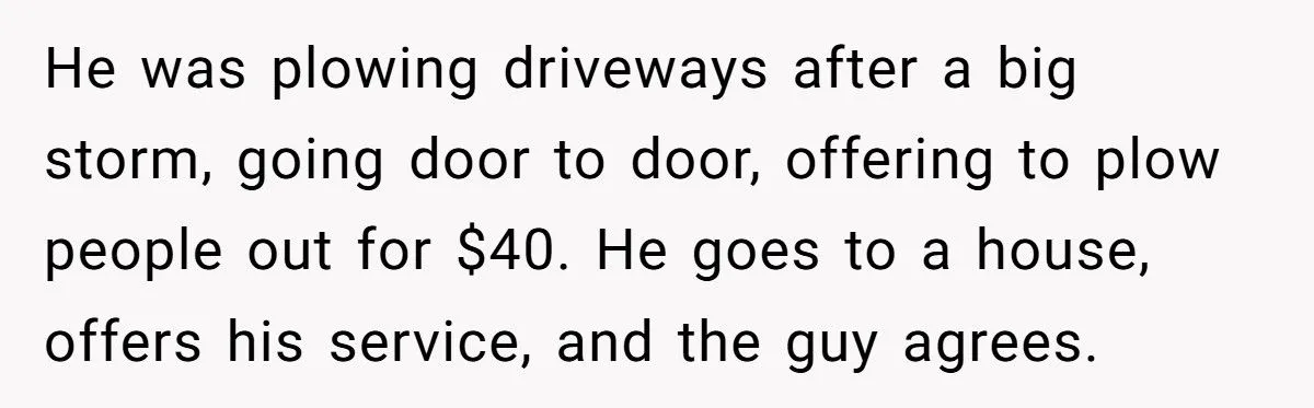 Landscaper Buries Client’s Driveway In Snow After Payment Dispute