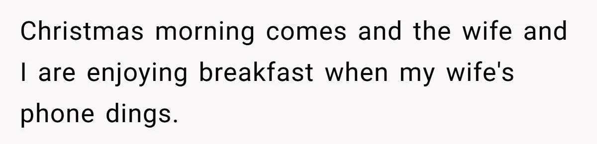 Couple Spams Sister With Text Updates After Christmas Morning Nags