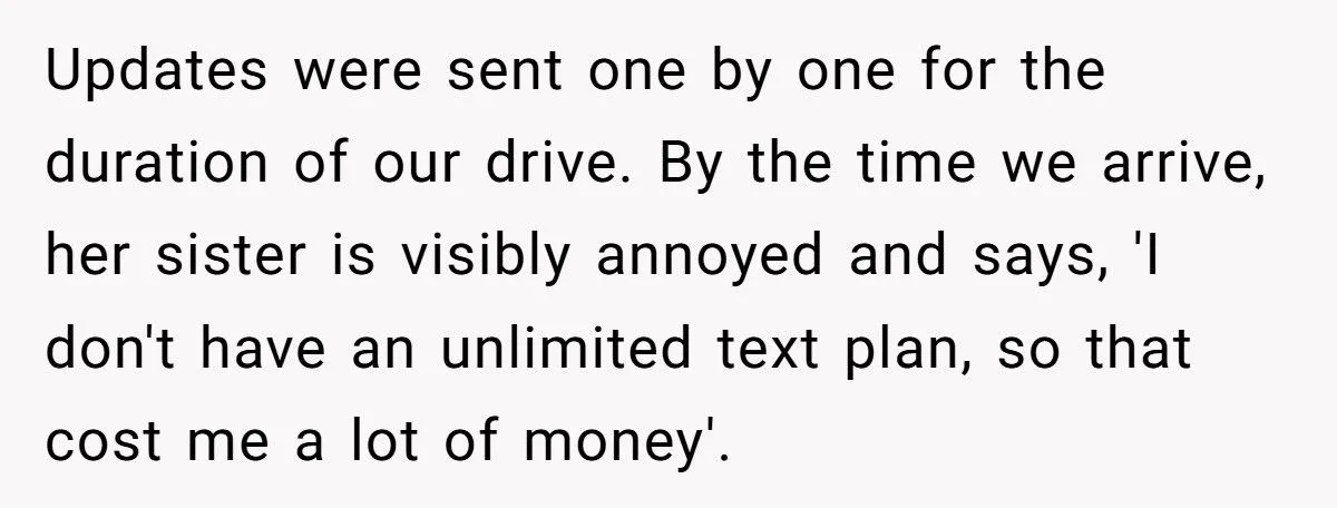 Couple Spams Sister With Text Updates After Christmas Morning Nags