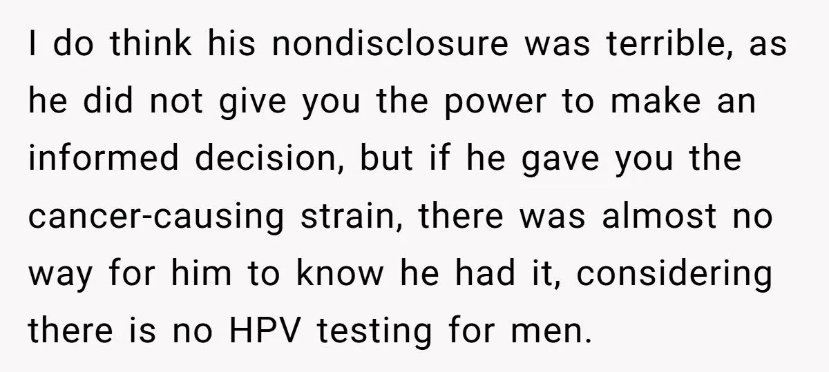 Woman Grapples With Cervical Cancer And Boyfriend’s HPV Nondisclosure