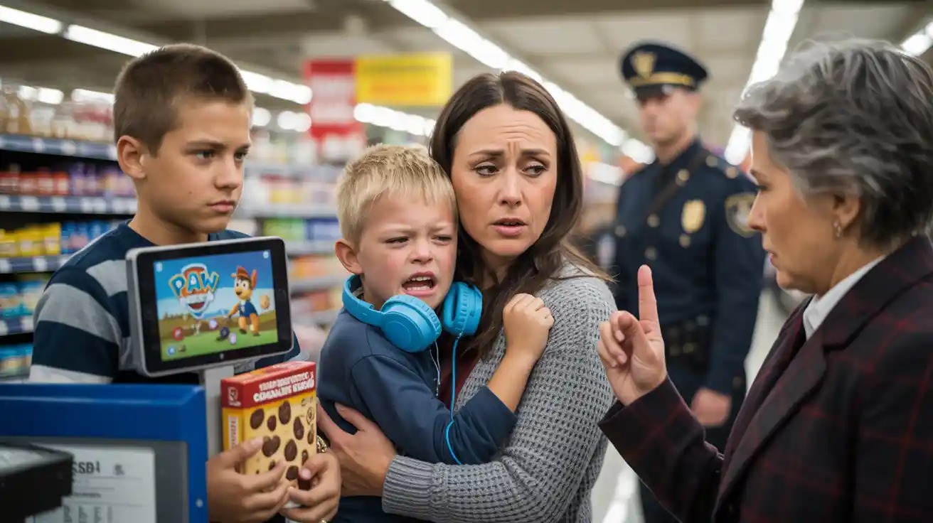 She Tried to Scold an Autistic Child at the Store - His 12-Year-Old Brother’s Brutal Clapback Left the Crowd Speechless