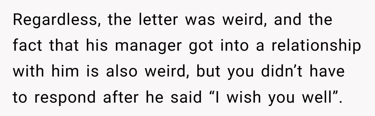 When A Creepy Love Letter from A Co-Worker Got A Savage Shutdown