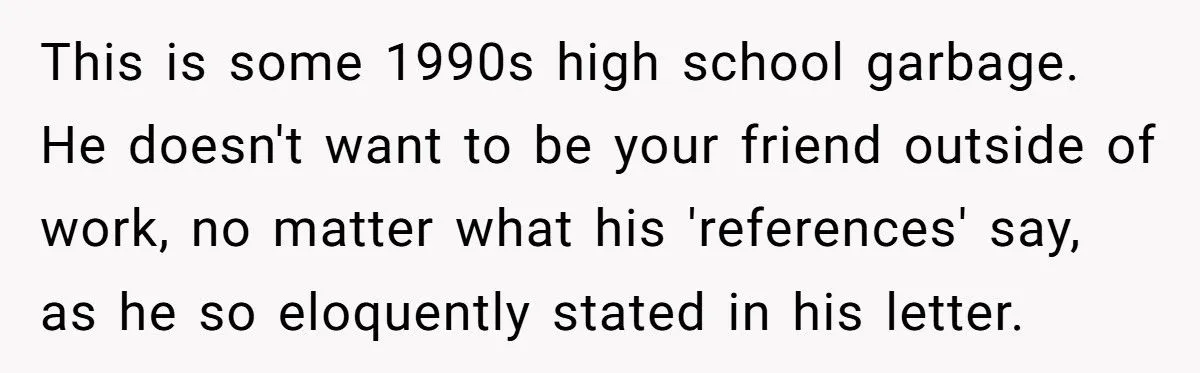 When A Creepy Love Letter from A Co-Worker Got A Savage Shutdown