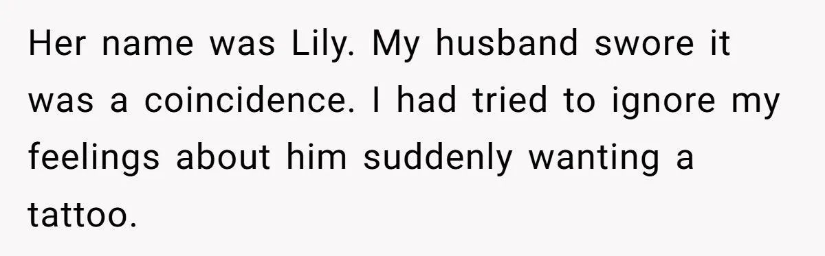 Husband’s Affair-Exposing Tattoo Sparks Divorce After 19 Years