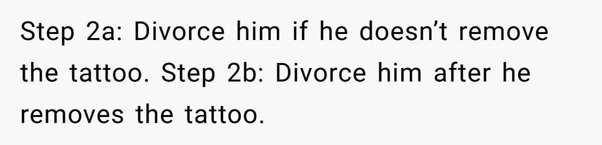 Husband’s Affair-Exposing Tattoo Sparks Divorce After 19 Years