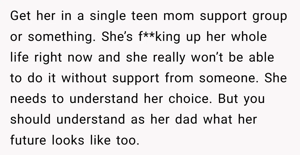 Teen Daughter Pregnant at 16, Dad’s Response Leaves Internet Divided