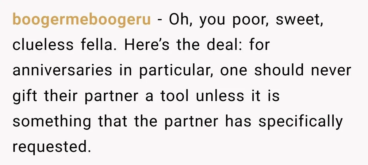 Husband Gifts Pregnant Wife Drill Set For Anniversary, Faces Cheating Bombshell