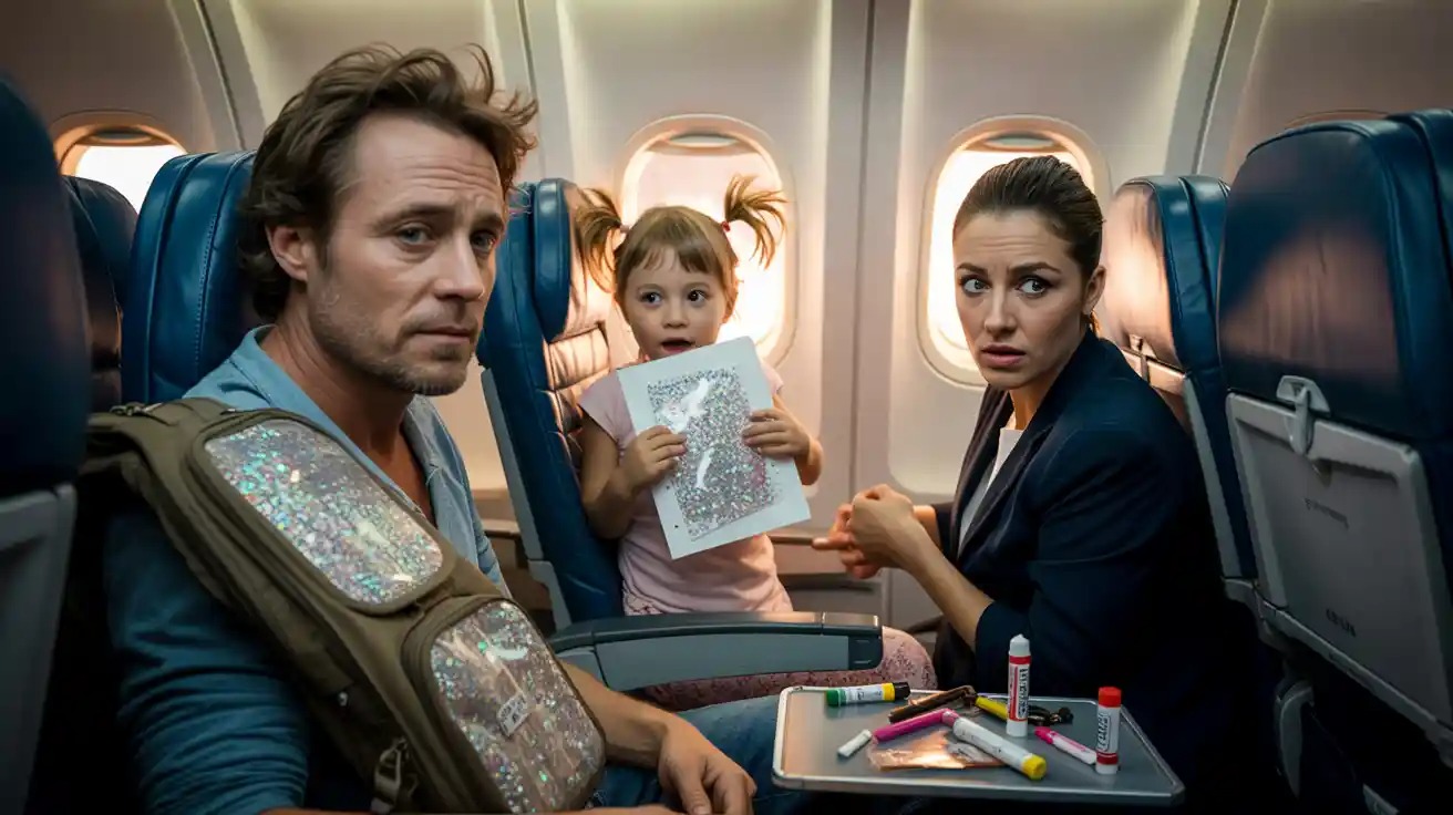 He Reported a Mom for Allowing Glitter on a Plane – Now the Internet Is Divided