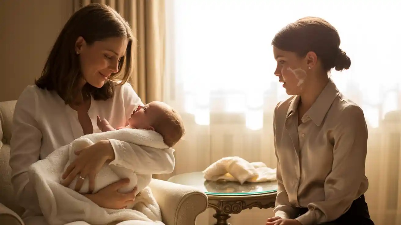 Cousin Demands £1,800 After Baby Vomits on Designer Top - New Mom Says No