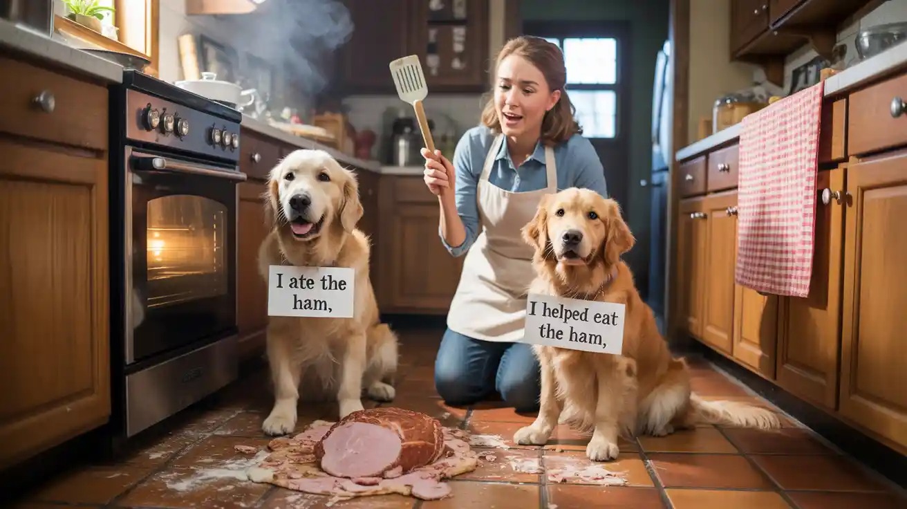 They Ate Every Last Slice of Work Ham and Now Mom Is Livestreaming the Shame