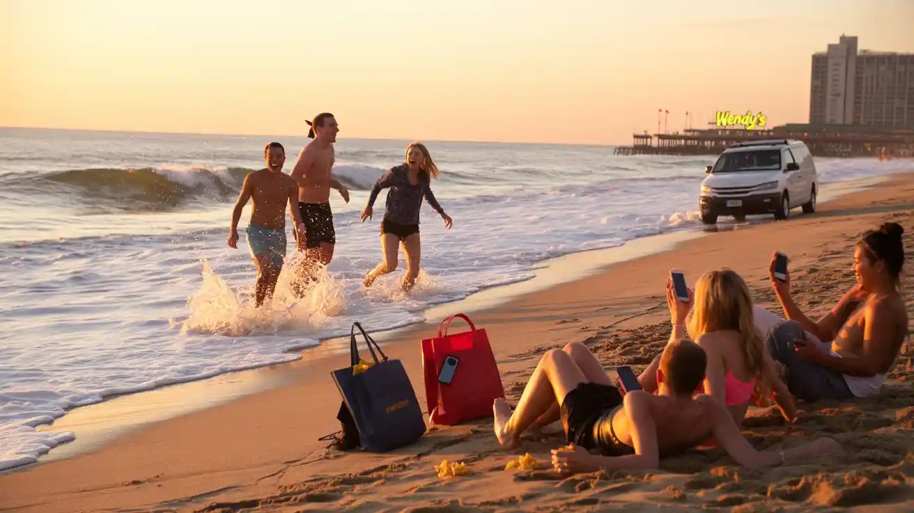 A Friend Enjoyed the Beach While the Rest Sat in Wendy’s for 3 Hours