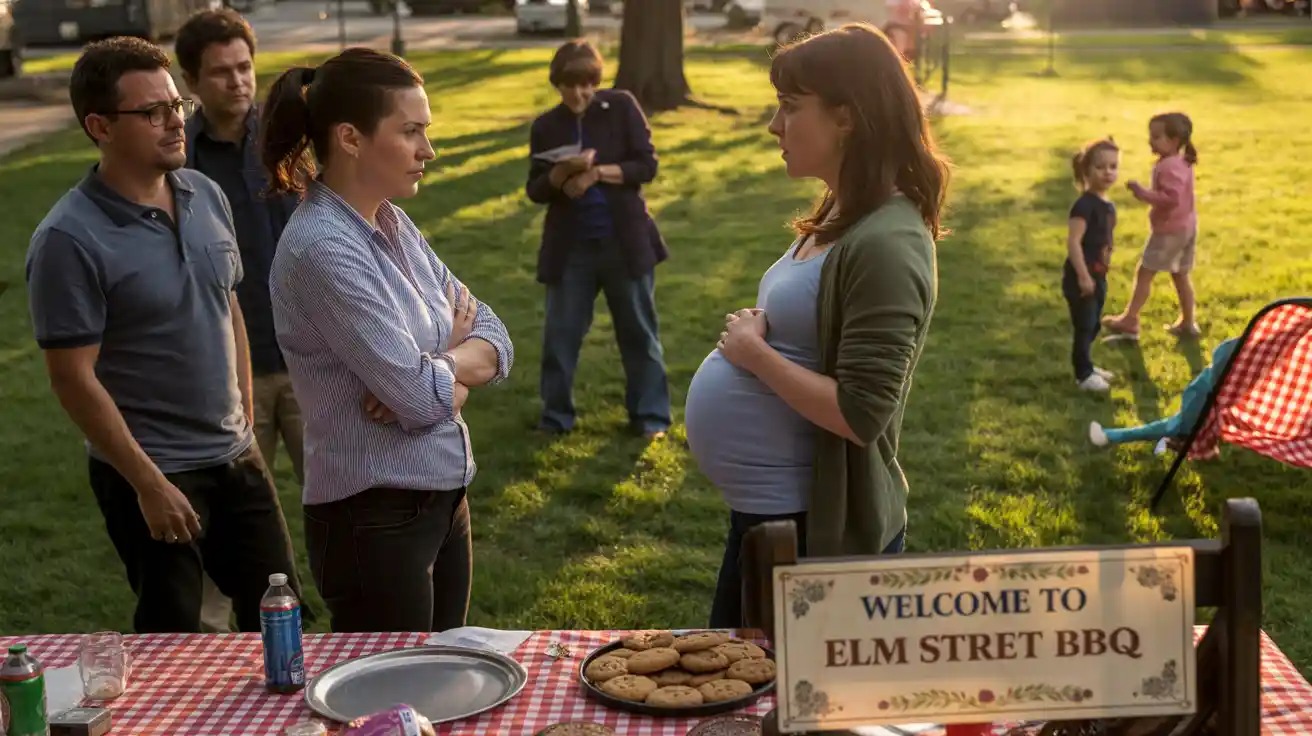 This Woman Publicly Checks Pregnant Neighbor After She Crosses the Line With Her Husband This Woman Publicly Checks Pregnant Neighbor After She Crosses the Line With Her Husband