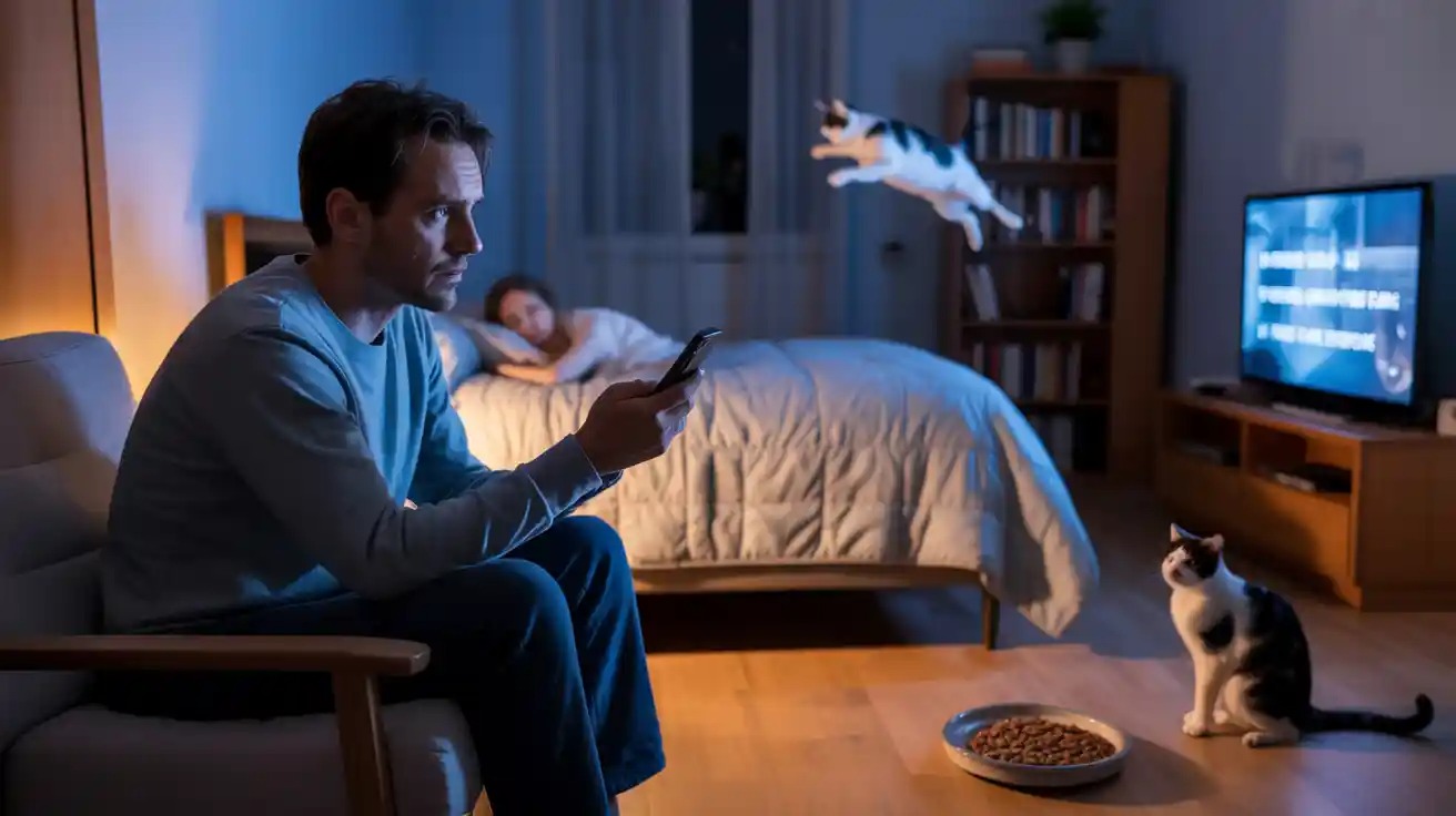 A Husband Faked Sleeping All Night to Catch His Wife Lying About Their Cats - AITA?