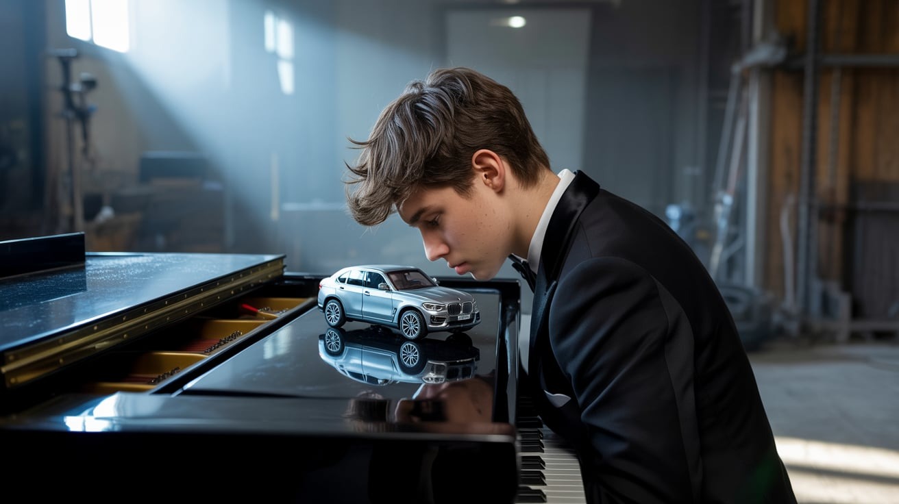 17-Year-Old Plays Piano for Years, Dad Rewards Him with a Toy Car