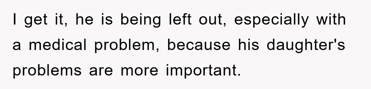 Mom Doubts Son’s Illness, Risks Rift Over Sister’s Health Needs I get it, he is being left out, especially with a medical problem, because his daughter's problems are more important.