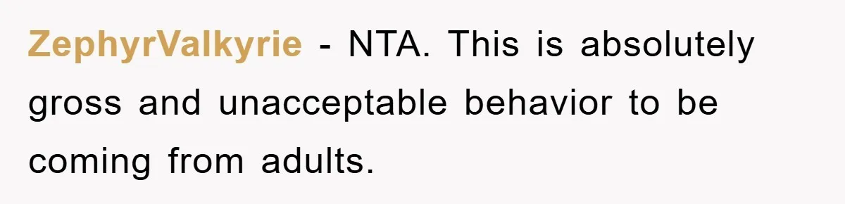 Man Refuses Shot in Girlfriend’s Family Tradition, Faces Backlash ZephyrValkyrie − NTA. This is absolutely gross and unacceptable behavior to be coming from adults.