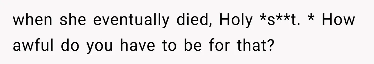 She Was Forced to Delete Her Own Account at Work—Weeks Later, Her Boss’s Wife Paid a $6,000 Price when she eventually died, Holy *s**t. * How awful do you have to be for that?