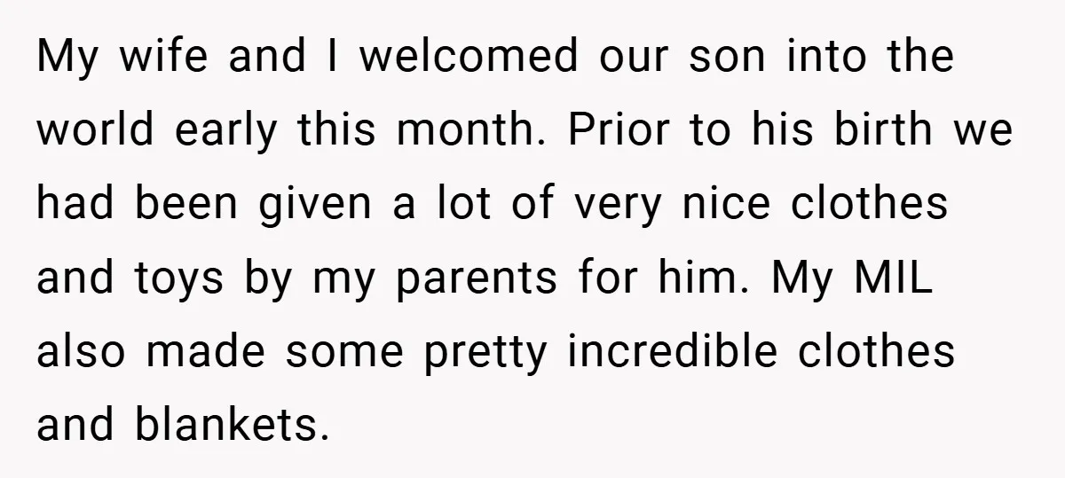 My wife and I welcomed our son into the world early this month. Prior to his birth we had been given a lot of very nice clothes and toys by...