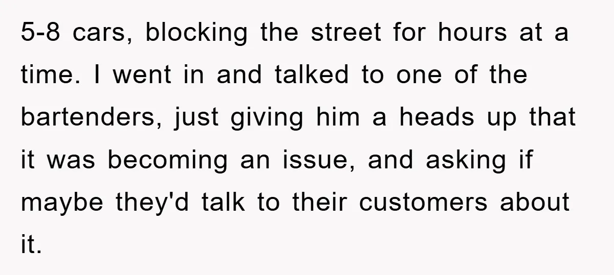 Dispensary Worker Gets Armored Driver Ticketed For Blocking Handicap Spots 5-8 cars, blocking the street for hours at a time. I went in and talked to one of the bartenders, just giving him a heads up that it was becoming...