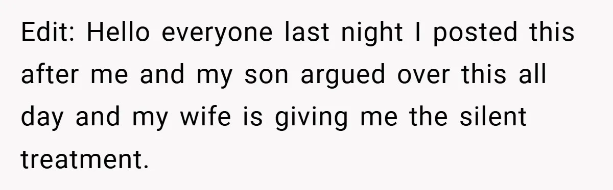 Dad Caught Between His Prejudiced Mom and His Son’s Girlfriend - Who Suffers? Edit: Hello everyone last night I posted this after me and my son argued over this all day and my wife is giving me the silent treatment.