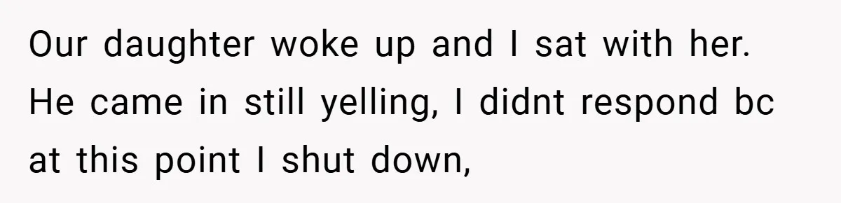Husband Demands Divorce Over Facebook Chat - Wife Shocks Him by Filing Immediately Our daughter woke up and I sat with her. He came in still yelling, I didnt respond bc at this point I shut down,