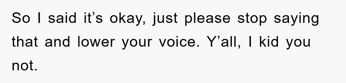 First Date Fart Turns Into A Five-Minute Fiasco So I said it’s okay, just please stop saying that and lower your voice. Y’all, I kid you not.