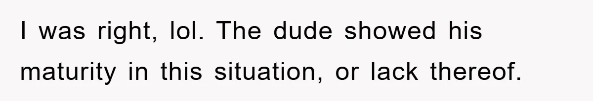 First Date Fart Turns Into A Five-Minute Fiasco I was right, lol. The dude showed his maturity in this situation, or lack thereof.