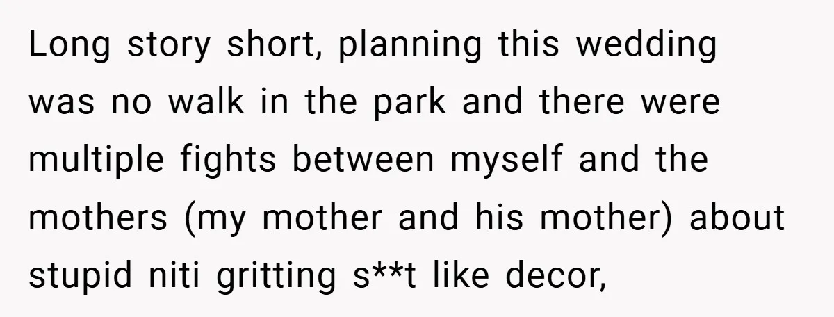 Bride Creates “Jacket of Shame” to Stop MIL from Wearing a Wedding Dress - Did She Go Too Far? Long story short, planning this wedding was no walk in the park and there were multiple fights between myself and the mothers (my mother and his mother) about stupid niti...