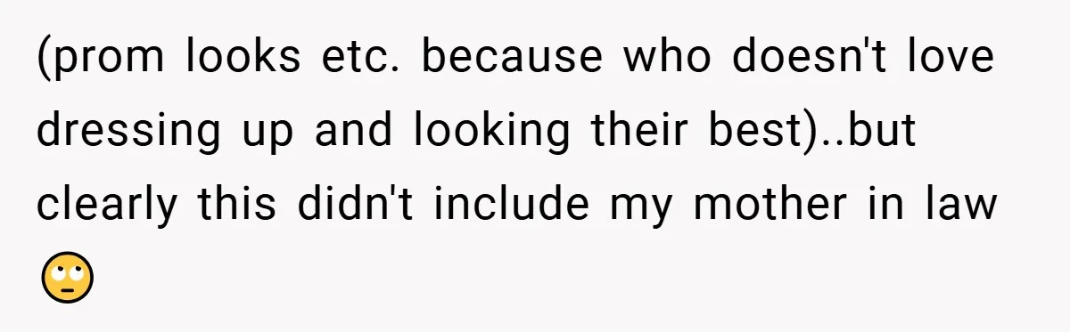 Bride Creates “Jacket of Shame” to Stop MIL from Wearing a Wedding Dress - Did She Go Too Far? (prom looks etc. because who doesn't love dressing up and looking their best)..but clearly this didn't include my mother in law 🙄