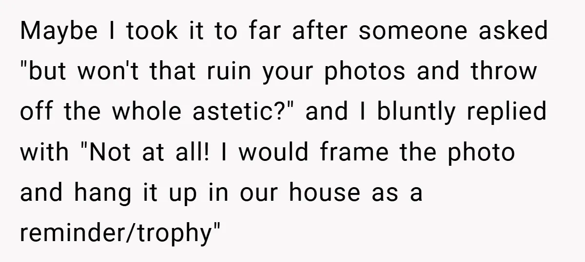 Bride Creates “Jacket of Shame” to Stop MIL from Wearing a Wedding Dress - Did She Go Too Far? Maybe I took it to far after someone asked "but won't that ruin your photos and throw off the whole astetic?" and I bluntly replied with "Not at all! I...