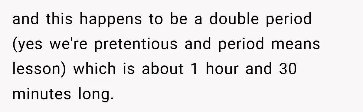 Music Teacher Punishes Deaf Student - But the Principal Sees the Truth and this happens to be a double period (yes we're pretentious and period means lesson) which is about 1 hour and 30 minutes long.