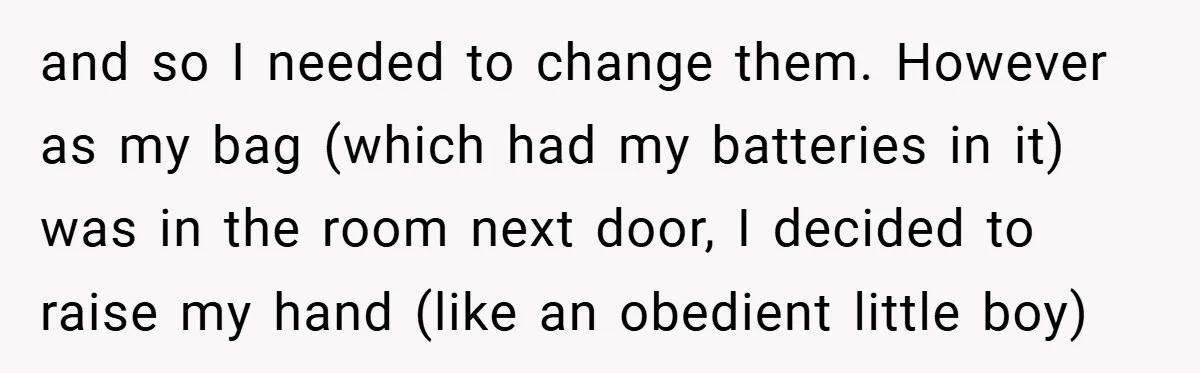 Music Teacher Punishes Deaf Student - But the Principal Sees the Truth and so I needed to change them. However as my bag (which had my batteries in it) was in the room next door, I decided to raise my hand (like...