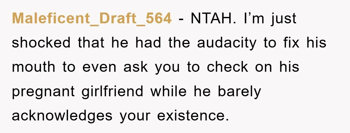 Dad Demands Teen Son Check On Pregnant Girlfriend, A Boundary Battle Erupts Maleficent_Draft_564 − NTAH. I’m just shocked that he had the audacity to fix his mouth to even ask you to check on his pregnant girlfriend while he barely acknowledges your...