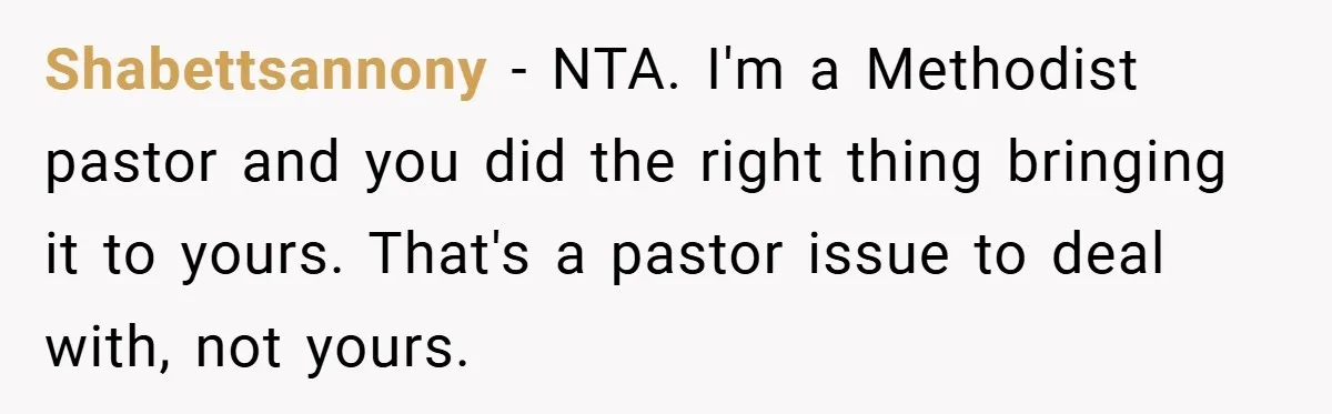 Teen’s Simple Genetics Lesson Causes Drama With White Parent, Pastor Steps In Shabettsannony − NTA. I'm a Methodist pastor and you did the right thing bringing it to yours. That's a pastor issue to deal with, not yours.