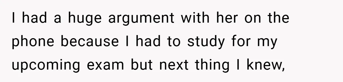 Medical Student Drops Sister’s Kids at Child-Free Wedding After Being Dumped on Last Minute I had a huge argument with her on the phone because I had to study for my upcoming exam but next thing I knew,