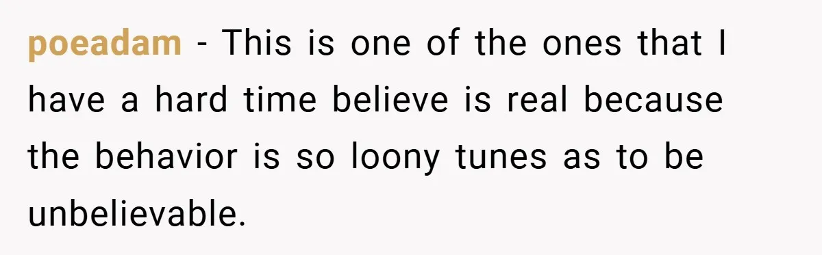 Medical Student Drops Sister’s Kids at Child-Free Wedding After Being Dumped on Last Minute poeadam − This is one of the ones that I have a hard time believe is real because the behavior is so loony tunes as to be unbelievable.
