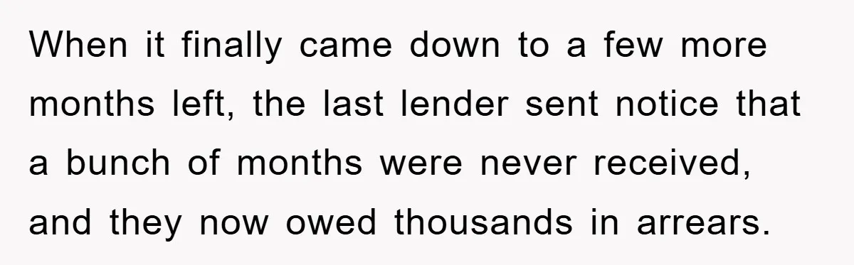 Homeowner Sends Weekly Checks To Dodge Mortgage Company's Online Fee When it finally came down to a few more months left, the last lender sent notice that a bunch of months were never received, and they now owed thousands in...