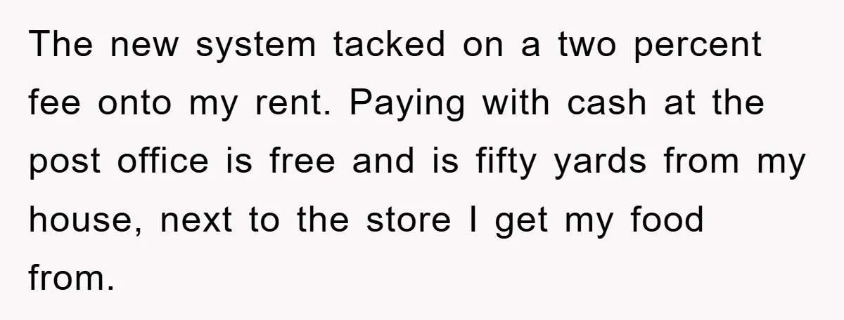 Homeowner Sends Weekly Checks To Dodge Mortgage Company's Online Fee The new system tacked on a two percent fee onto my rent. Paying with cash at the post office is free and is fifty yards from my house, next to...