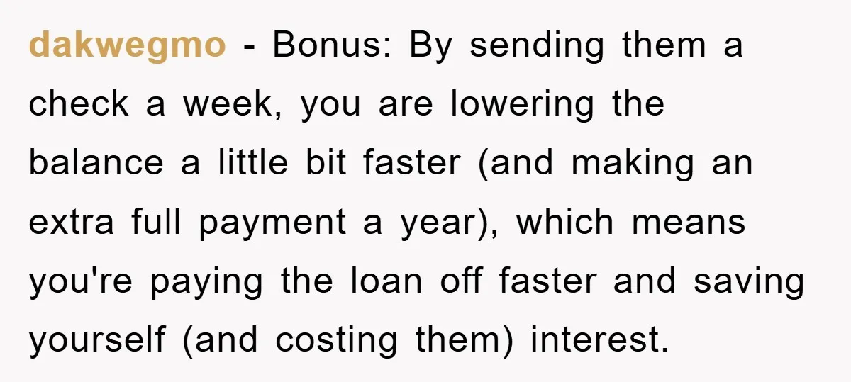 Homeowner Sends Weekly Checks To Dodge Mortgage Company's Online Fee dakwegmo − Bonus: By sending them a check a week, you are lowering the balance a little bit faster (and making an extra full payment a year), which means you're...