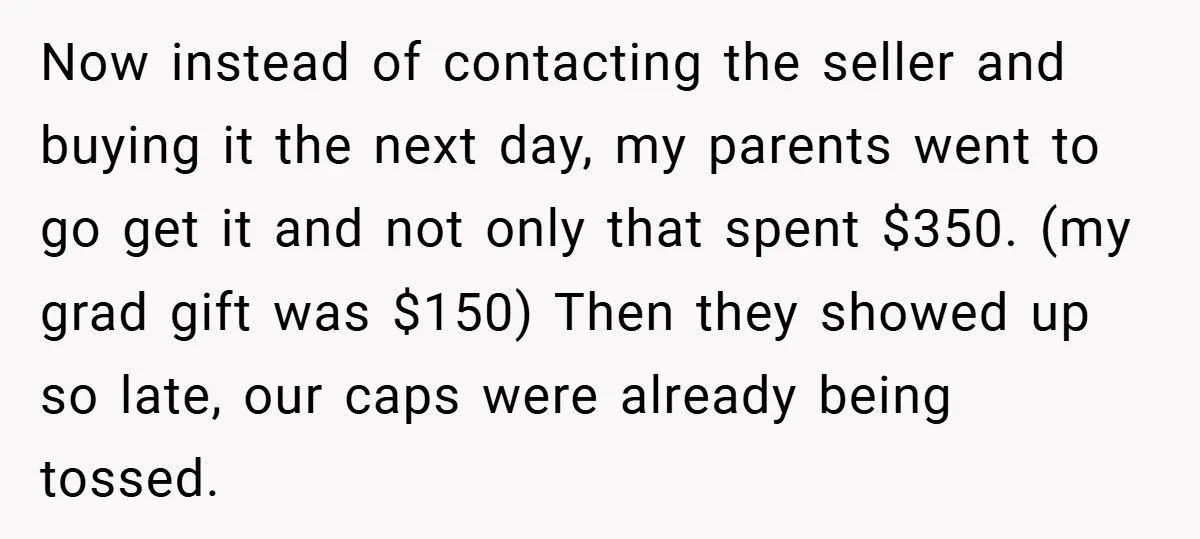 18-Year-Old Moves Out After Parents Skip Her Graduation to Buy a $350 Labubu Now instead of contacting the seller and buying it the next day, my parents went to go get it and not only that spent $350. (my grad gift was $150)...