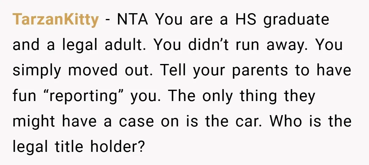 18-Year-Old Moves Out After Parents Skip Her Graduation to Buy a $350 Labubu TarzanKitty − NTA You are a HS graduate and a legal adult. You didn’t run away. You simply moved out. Tell your parents to have fun “reporting” you. The only...
