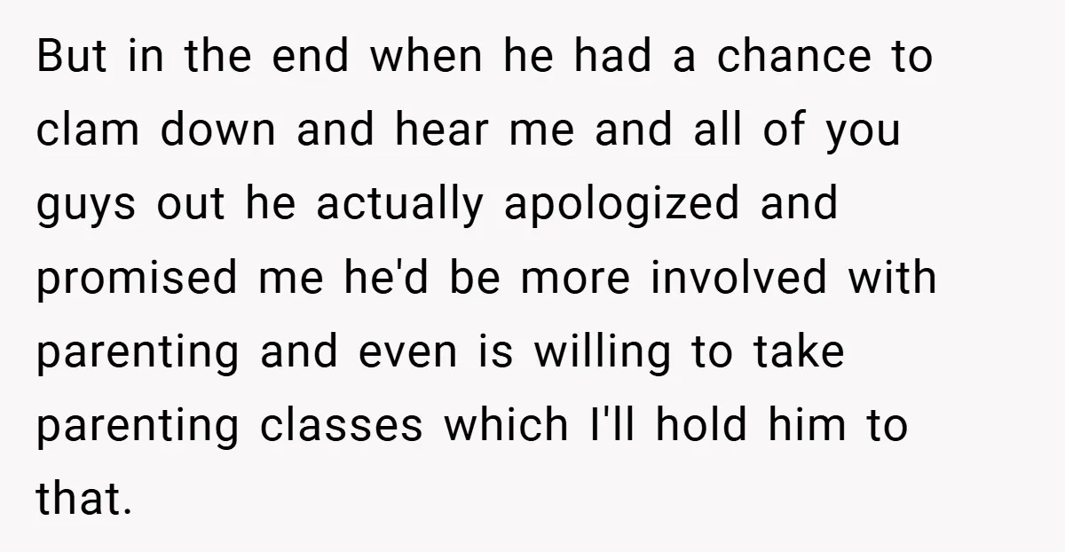 Young Mom Slammed for Leaving Babies Alone - Experts Say She Did the Right Thing But in the end when he had a chance to clam down and hear me and all of you guys out he actually apologized and promised me he'd be more...