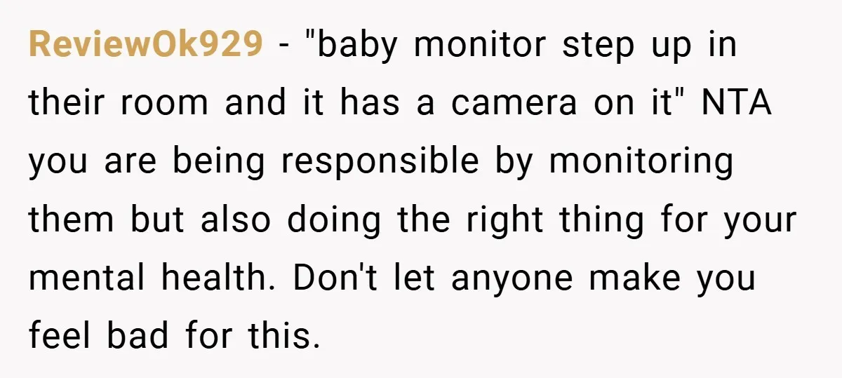 Young Mom Slammed for Leaving Babies Alone - Experts Say She Did the Right Thing ReviewOk929 − "baby monitor step up in their room and it has a camera on it" NTA you are being responsible by monitoring them but also doing the right thing...