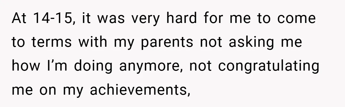 Young Woman Refuses to Sacrifice Her Future for Sister’s Baby At 14-15, it was very hard for me to come to terms with my parents not asking me how I’m doing anymore, not congratulating me on my achievements,