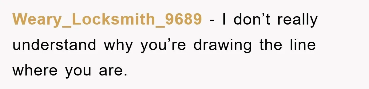 Weary_Locksmith_9689 − I don’t really understand why you’re drawing the line where you are.
