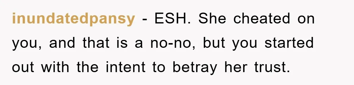 Man Hides Russian Fluency, Catches Girlfriend Cheating inundatedpansy − ESH. She cheated on you, and that is a no-no, but you started out with the intent to betray her trust.