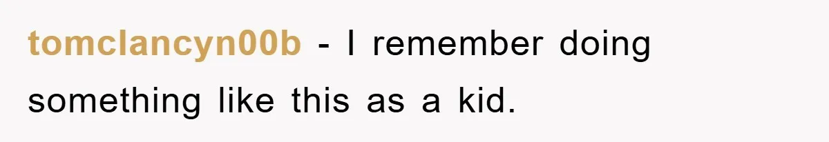 tomclancyn00b − I remember doing something like this as a kid.
