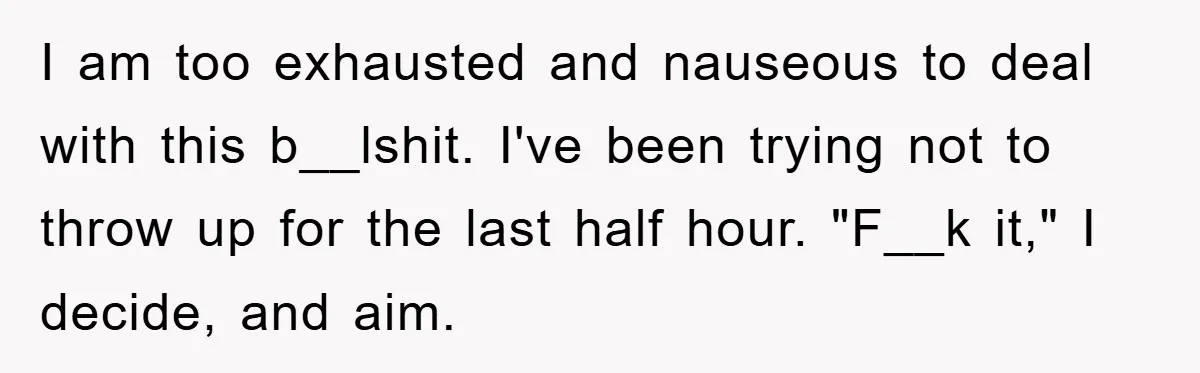Chemo Patient’s Puke Revenge Silences Rude Bus Passenger I am too exhausted and nauseous to deal with this b__lshit. I've been trying not to throw up for the last half hour. "F__k it," I decide, and aim.