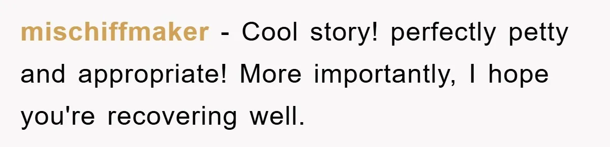 Chemo Patient’s Puke Revenge Silences Rude Bus Passenger mischiffmaker − Cool story! perfectly petty and appropriate! More importantly, I hope you're recovering well.